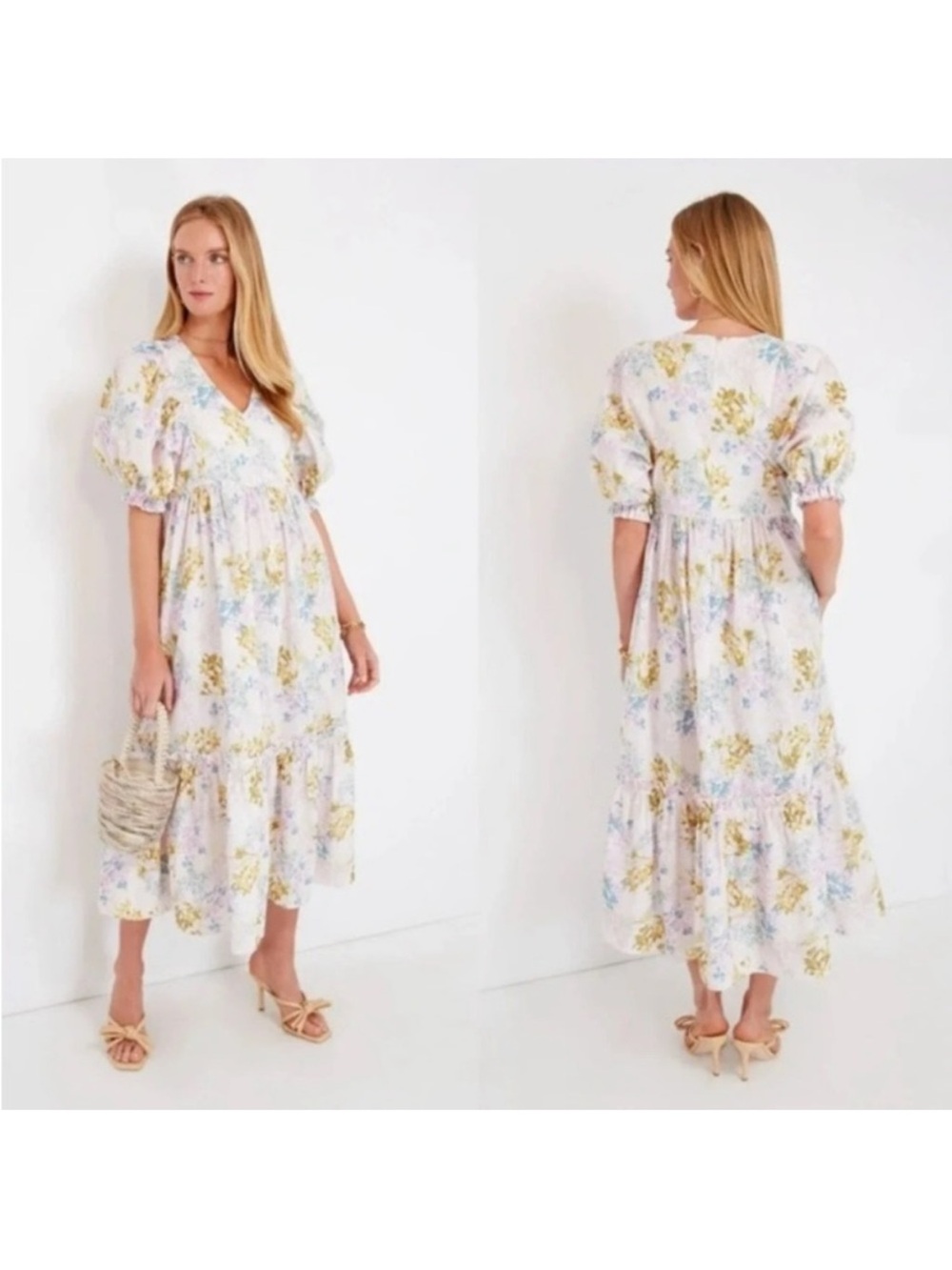 Hunter Bell Palmer Dress in Iris Bloom M